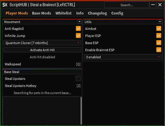 SCRIPTHUB - Steal a Brainrot - Key Mensal