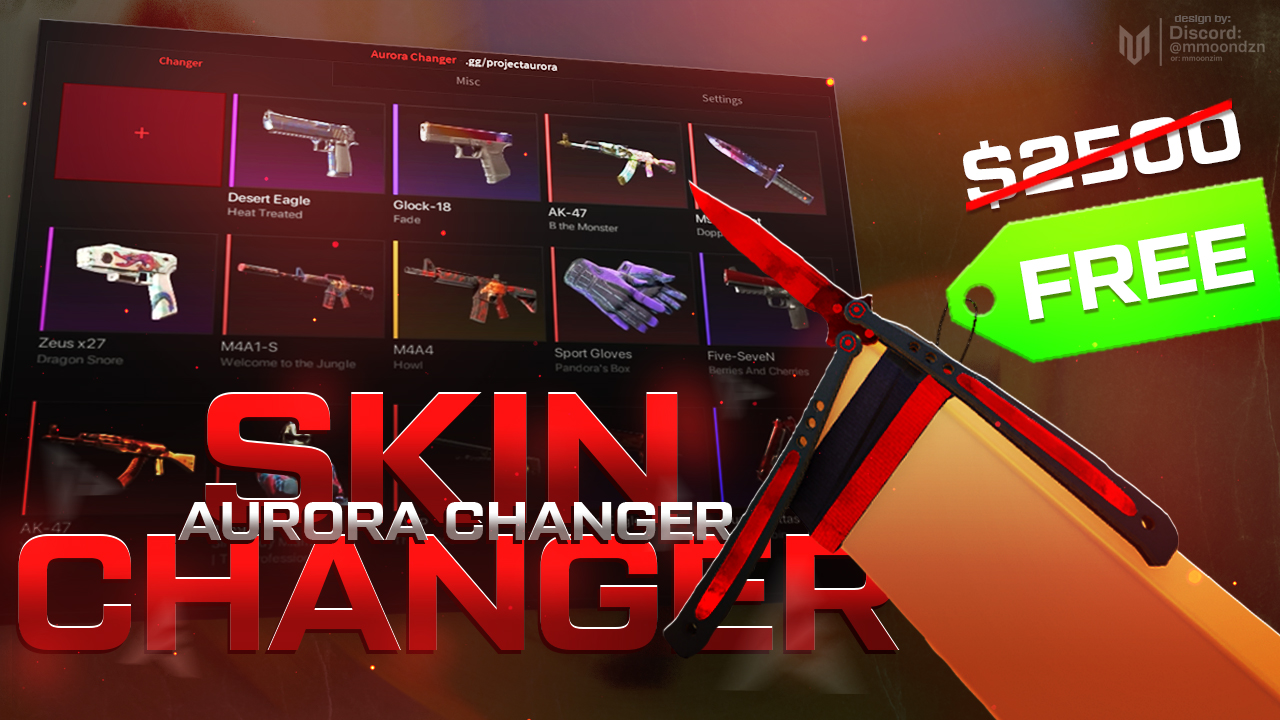 🎨 Counter Blox Skin Changer 〡Aurora Changer thumbnail