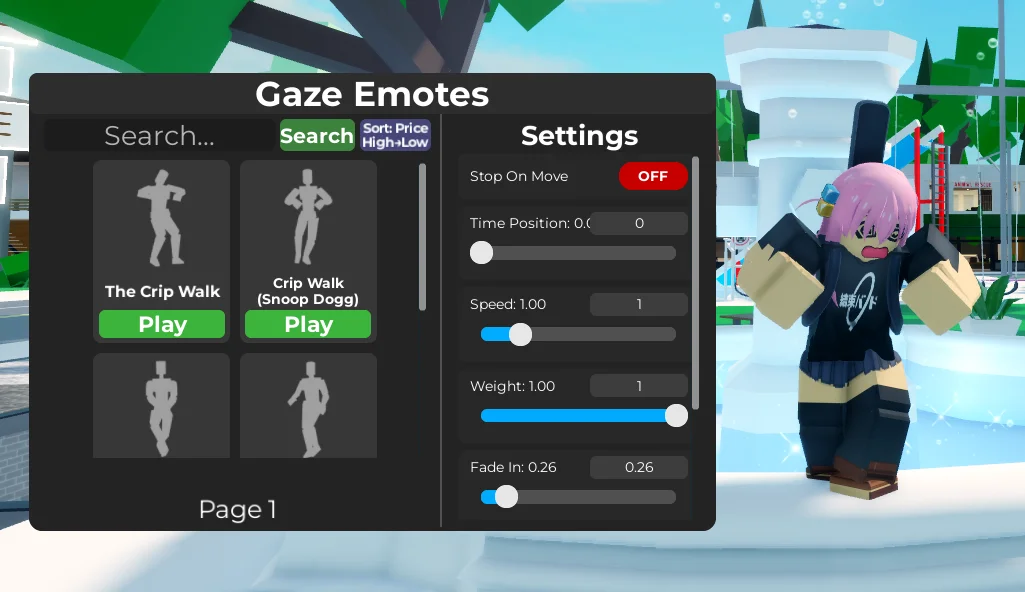 [FE] TODOS OS EMOTES, EMOTES UGC | Gaze Emotes v1 thumbnail